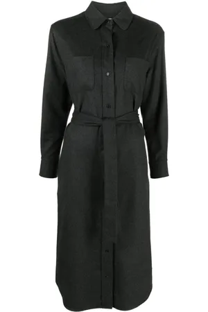 Thom Browne Vestido camisero midi