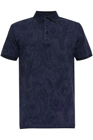 Etro Polo con estampado de cachemira