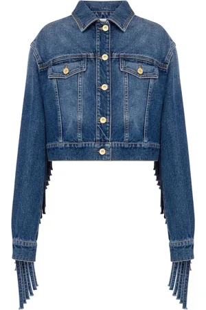 Moschino Chaqueta vaquera con flecos