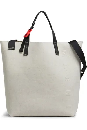 Marni Bolso shopper con logo en relieve
