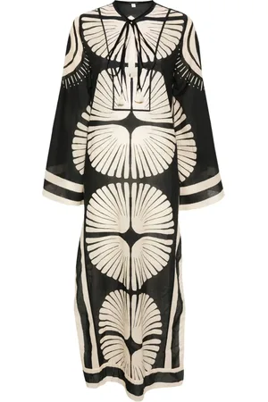 JOHANNA ORTIZ Vestido midi Natural Wisdom estilo túnica