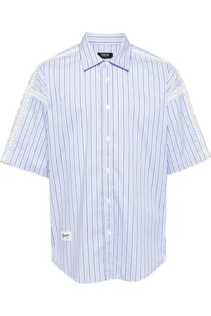 FIVE CM Camisa a rayas con detalle bordado