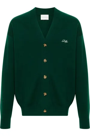 Drôle de Monsieur Cárdigan con logo bordado