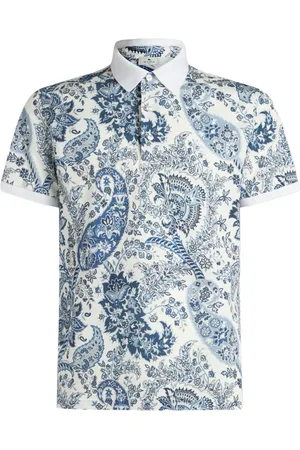 Etro Polo con estampado de cachemira