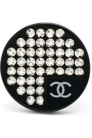 CHANEL Broche con detalles de cristal 2005
