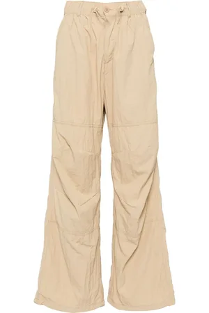 Chocoolate Pantalones rectos con diseño stretch