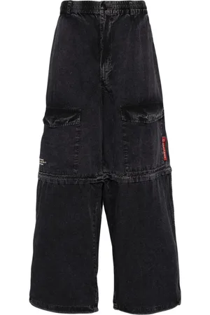 Izzue Pantalones anchos teñidos