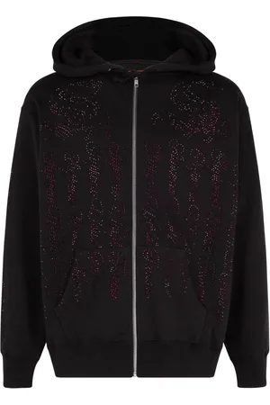 Supreme Sudadera con detalles de cristal y capucha