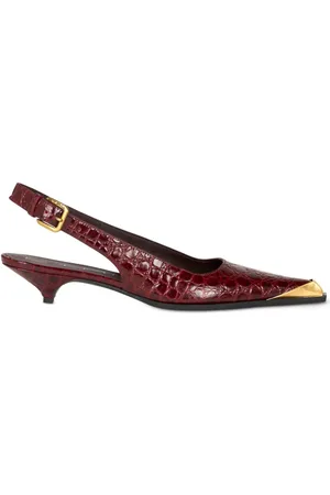 Etro Zapatos de tacón con efecto de piel de cocodrilo