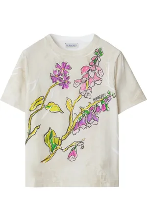 Burberry Camiseta con estampado floral