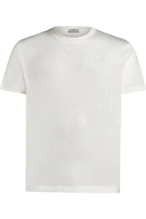Etro Camiseta con diseño bordado