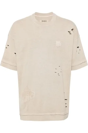 Musium Div. Camiseta con detalle de aberturas