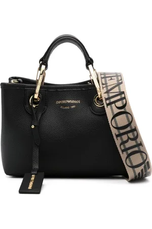 Emporio Armani Bandolera con logo en relieve