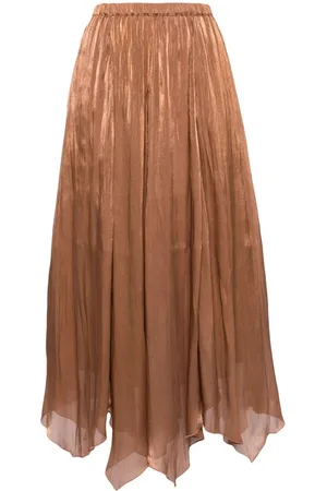 tout a coup Falda midi con dobladillo asimétrico
