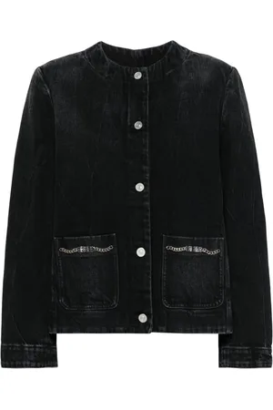 Givenchy Chaqueta vaquera con detalle de cadena