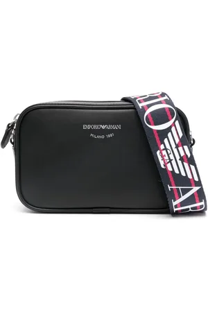 Emporio Armani Bandolera con logo en relieve