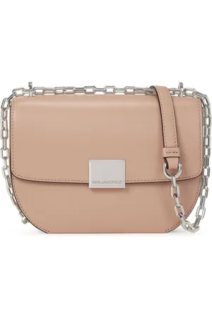 Karl Lagerfeld Bolso de hombro con hebilla y logo grabado