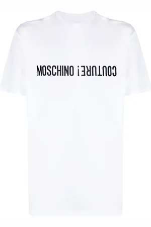 Moschino Camiseta con logo bordado