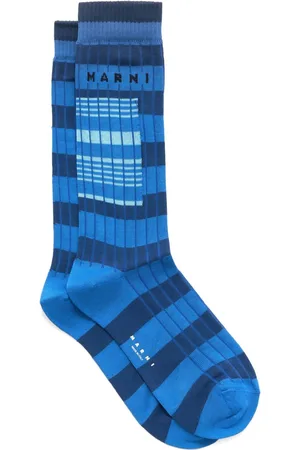 Marni Calcetines con logo en intarsia