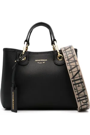 Emporio Armani Bolso shopper con logo en relieve