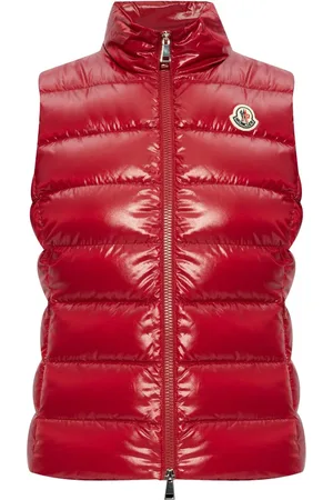 Moncler Chaleco con parche del logo