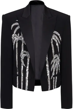 Balmain Blazer con palmera estampada