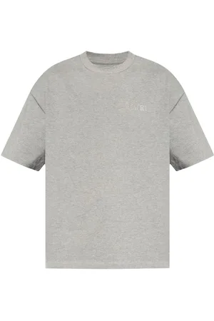 AMIRI Camiseta con logo bordado y cuello redondo