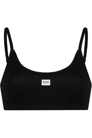Moschino Corpiño con parche del logo