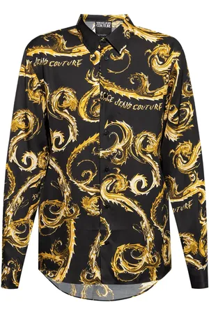 VERSACE Camisa con estampado Watercolour Couture