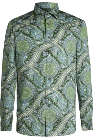 Etro Camisa con estampado de cachemira