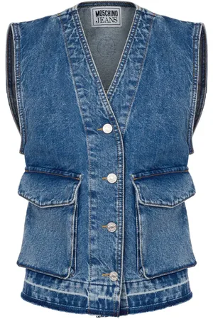 Moschino Top vaquero tipo cargo