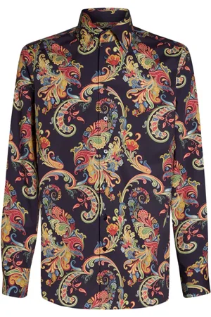 Etro Camisa con estampado de cachemira