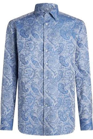 Etro Camisa con estampado de cachemira