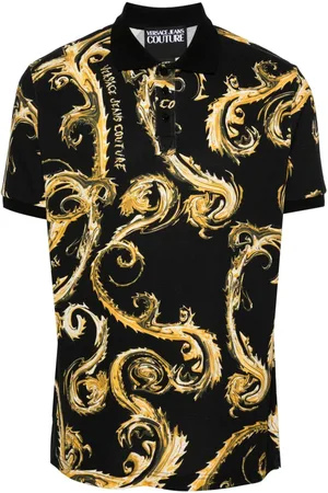 VERSACE Polo con estampado Barocco