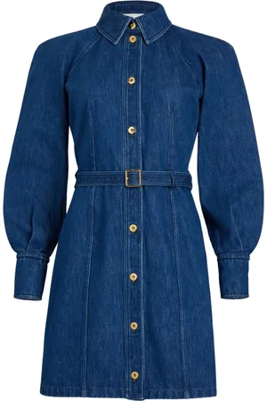 Patou Vestido camisero corto vaquero