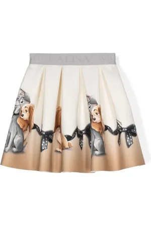 MONNALISA Falda con estampado gráfico