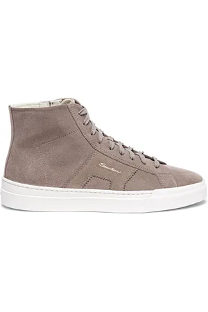 santoni Zapatillas altas con letras del logo
