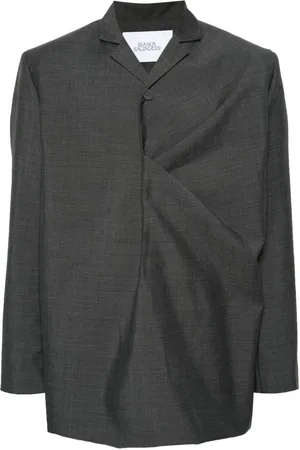 Bianca Saunders Blazer con detalle pinches
