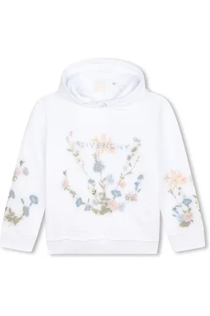 Givenchy Sudadera con estampado floral y capucha