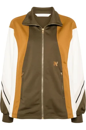 Palm Angels Chaqueta de chándal con monograma bordado