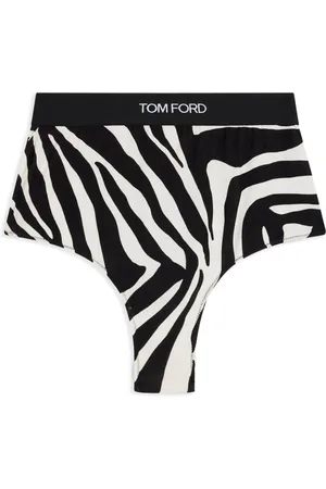Tom Ford Bragas con estampado de cebra