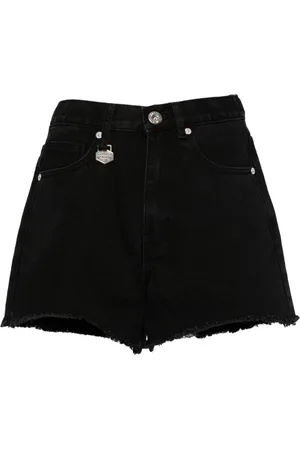 Chocoolate Pantalones vaqueros cortos con dobladillo sin rematar
