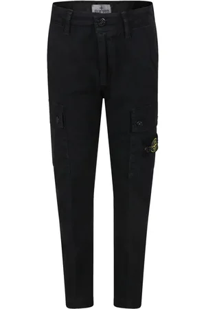 Stone Island Pantalones cargo con distintivo Compass