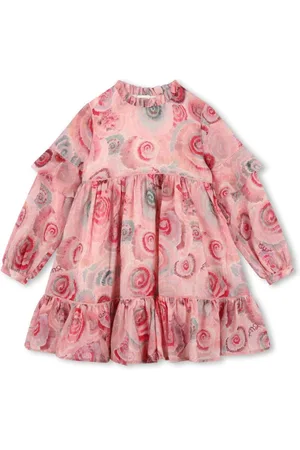 Chloé Vestido con estampado de espirales