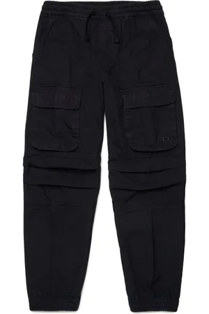 Diesel Pantalones cargo con bordado Oval D