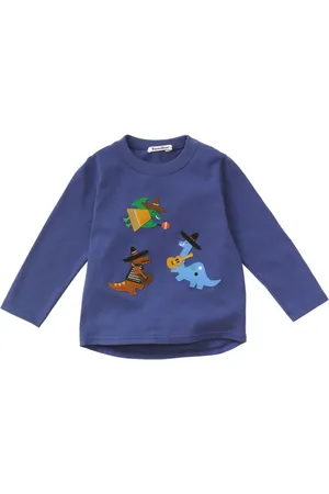 Familiar Camiseta con aplique de dinosaurio