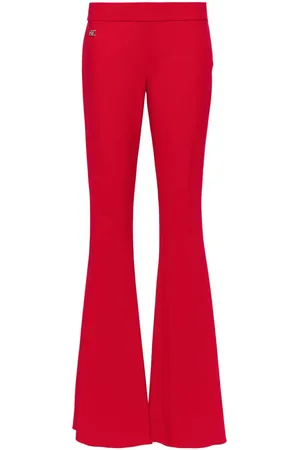 Dsquared2 Pantalones acampanados con placa del logo