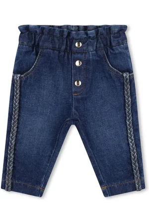 Chloé Vaqueros con logo bordado