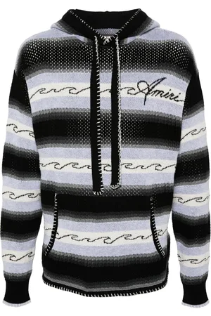 AMIRI Sudadera con capucha y motivo de rayas