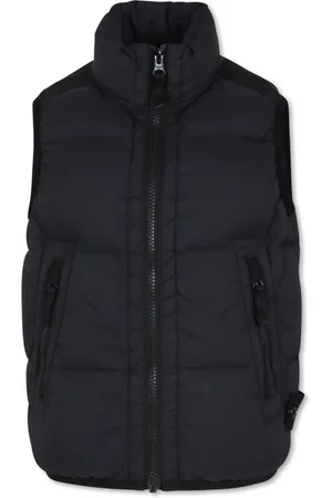 Stone Island Chaleco acolchado con distintivo Compass